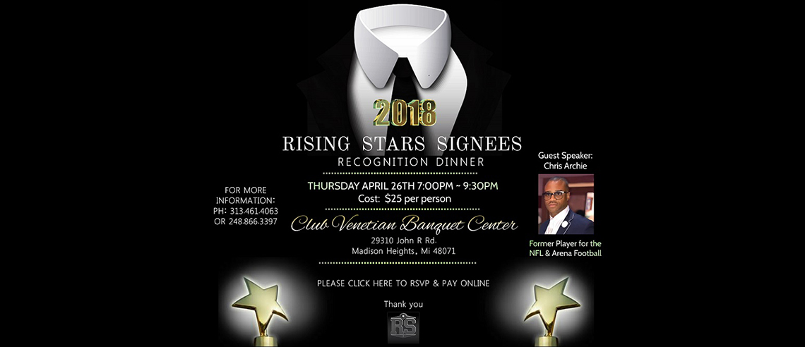 Rising Stars Signees Recognition Dinner