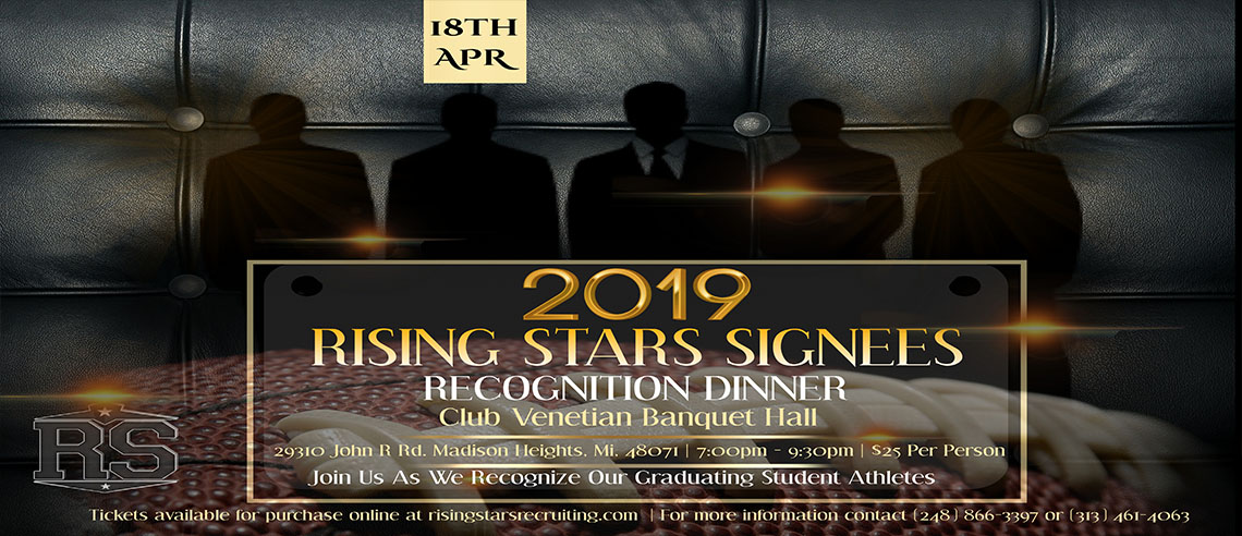 Rising Stars Signees Recognition Dinner