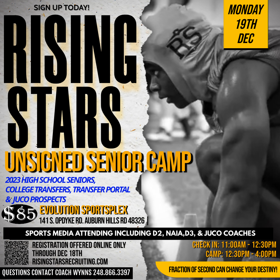 Unsigned Senior Camp – Made with PosterMyWall